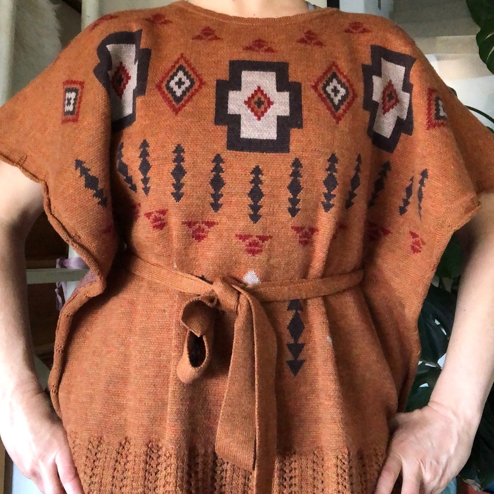 Pendleton Ashcreek Wool Knit Poncho XS/S - Picture 15 of 15